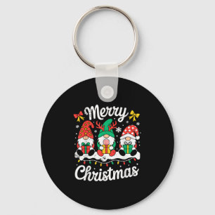 Gnomes Xmas Funny Merry Christmas Squad For Men Wo Key Ring