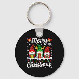 Gnomes Xmas Funny Merry Christmas Squad For Men Wo Key Ring