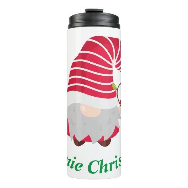 Gnomie Christmas Thermal Tumbler (Front)