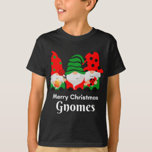 Gnomies Christmas Gifts Gnomo Gnomes Friends Merry T-Shirt