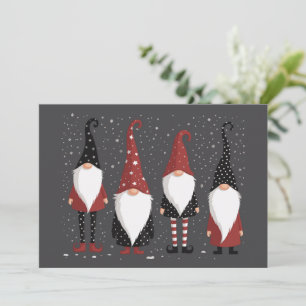 Gnomies Lover Funny Gnome Christmas Holiday Card