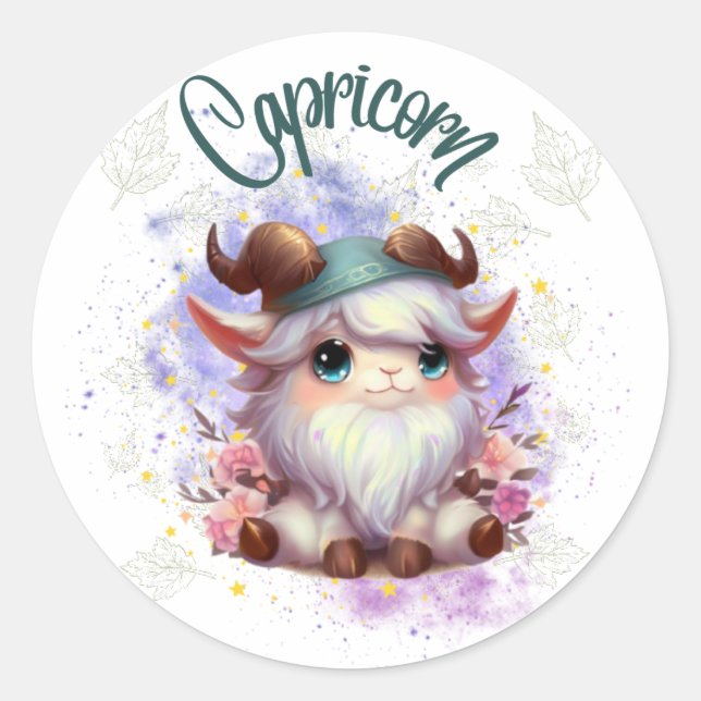 Gnomoscope Capricorn Sticker (Front)