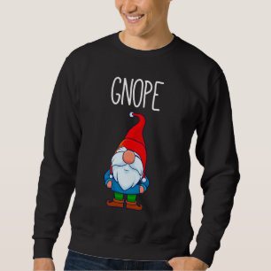 Gnope Tomte Garden Gnome Gift Funny Scandinavian N Sweatshirt