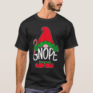 Gnope Tomte Garden Gnome Scandinavian Sweden Nope  T-Shirt