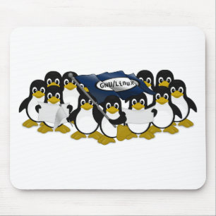 GNU/Linux! Mouse Pad