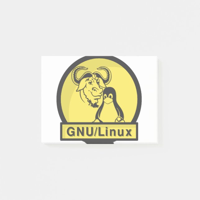 GNU/Linux Post-it Notes (Front)