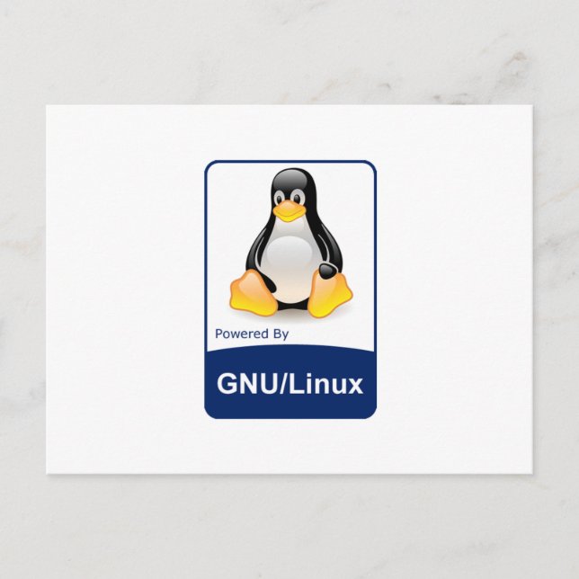 GNU/Linux Postcard (Front)