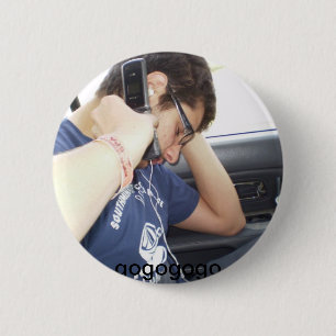 go 6 cm round badge