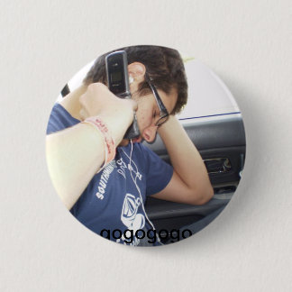 go 6 cm round badge