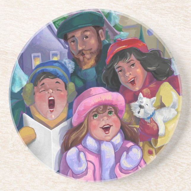 Go a Caroling Coaster (Front)