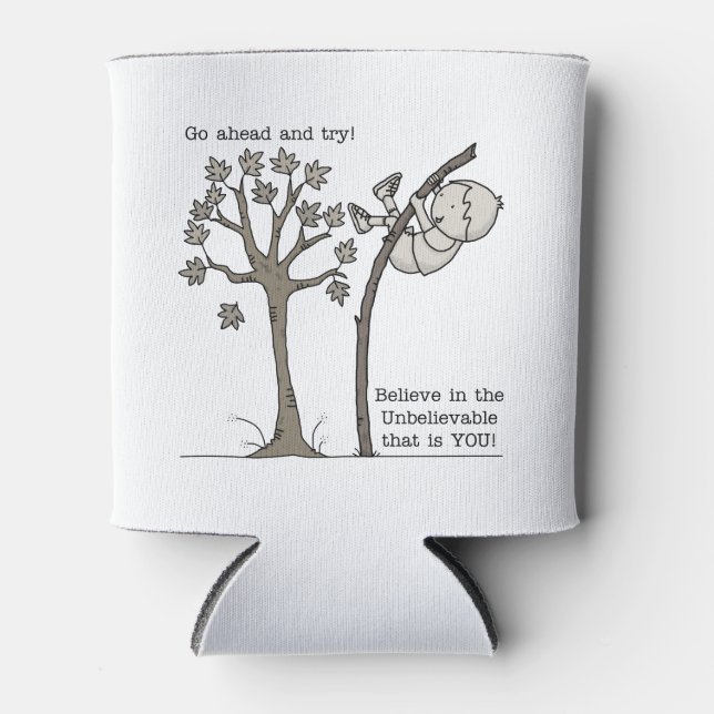 Go Ahead and Try Can Cooler (Front)