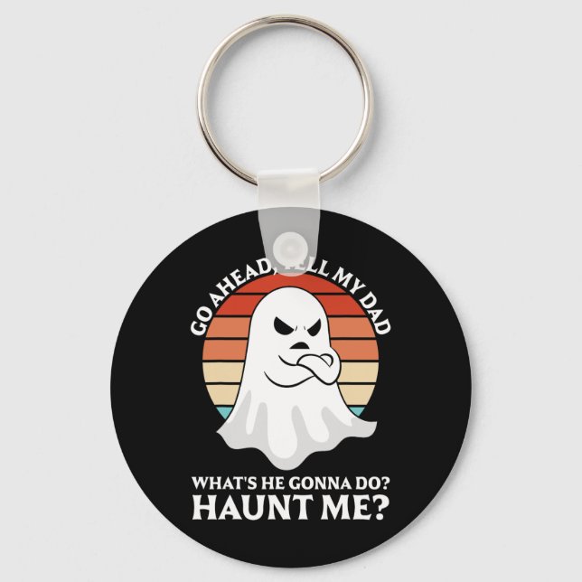 Go Ahead  Key Ring (Front)