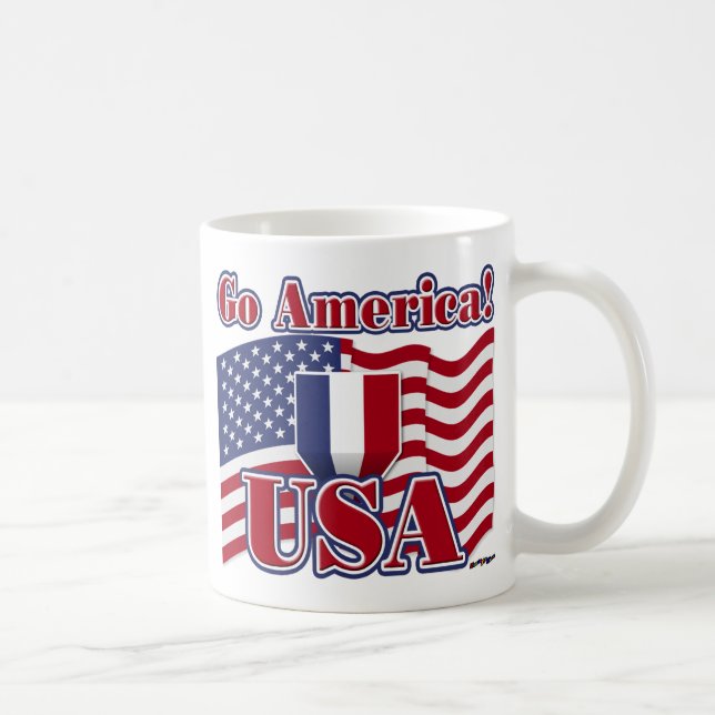 Go America! USA Coffee Mug (Right)