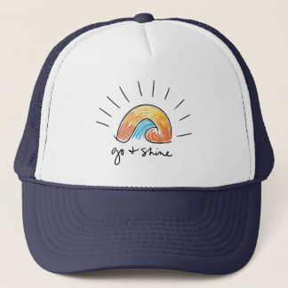 Go and Shine Sunshine Graphic Trucker Hat