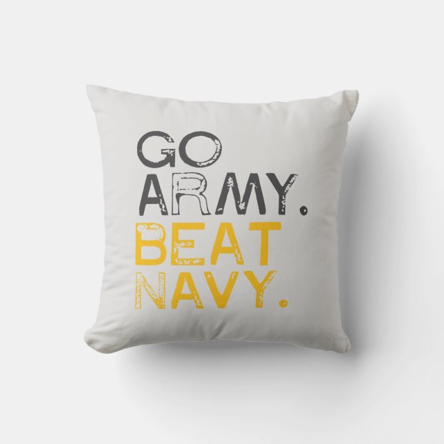 Go Army Beat Navy Cushion (Front)
