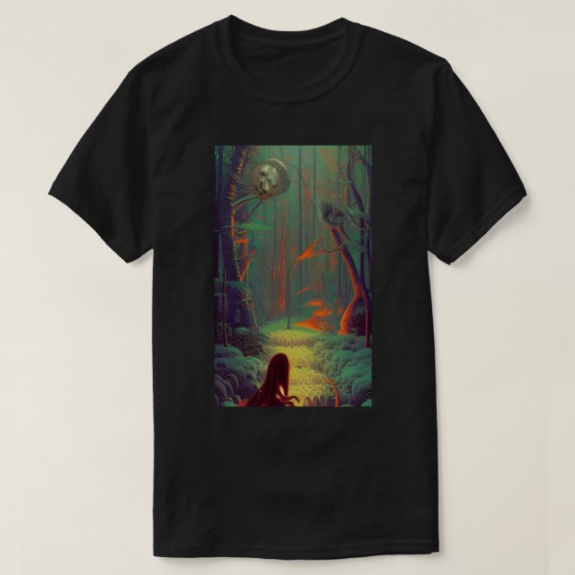 go ask alice - Art Made By AI   T-Shirt (Design Front)