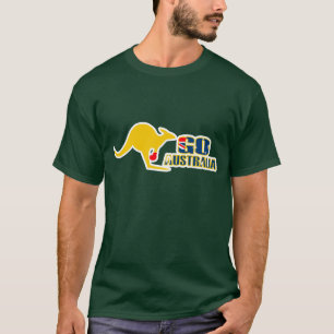 Go Australia boxing graphic kangaroo t-shirt