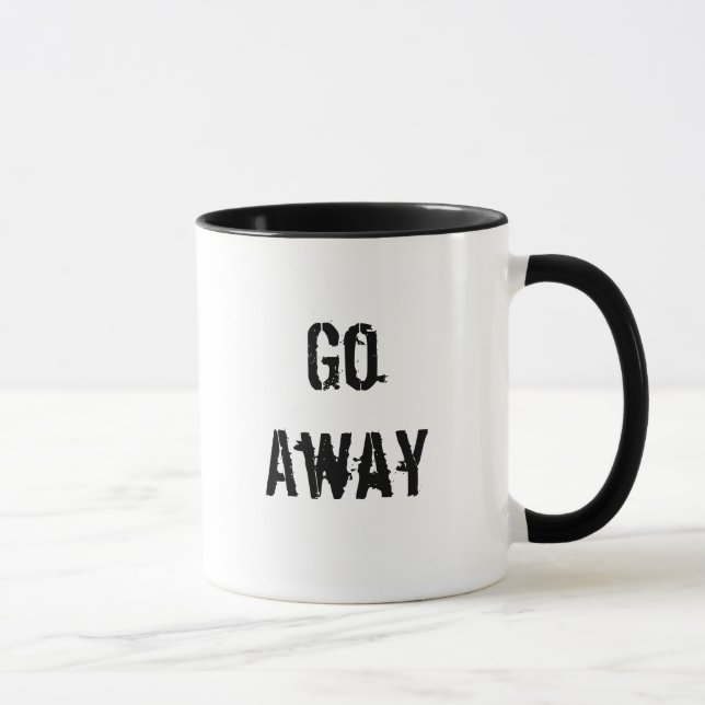 Go Away mug (Right)