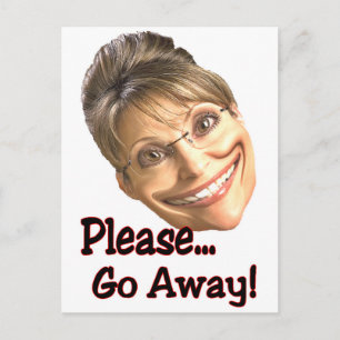 go away postcard
