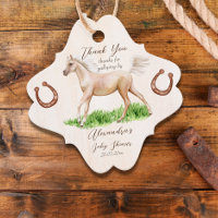 Go baby go running beige horse foal baby shower