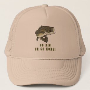 Go Big or Go Home: Largemouth Bass Trucker Hat