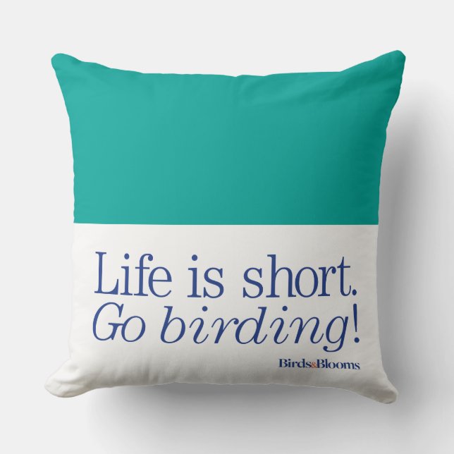 Go Birding! Cushion (Front)