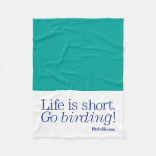 Go Birding! Fleece Blanket