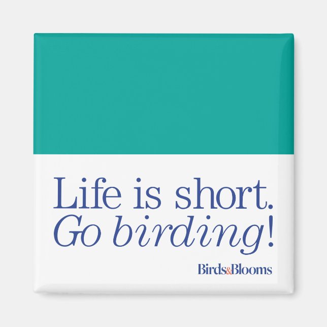 Go Birding! Magnet (Front)