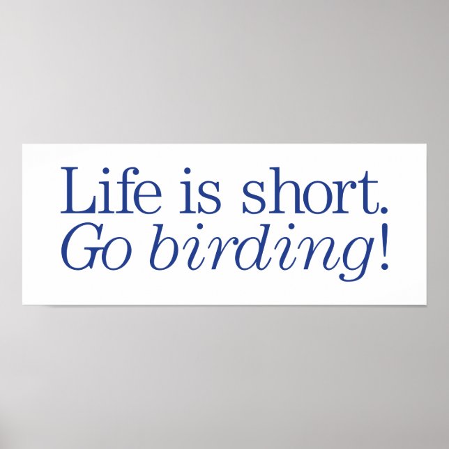 Go Birding! Poster (Front)