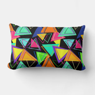 Go Bold, Bohemian, Avant-Garde Lumbar Cushion