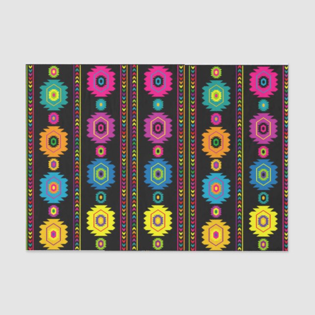 Go Bold, Bohemian, Avant-Garde Tissue Paper (Front)