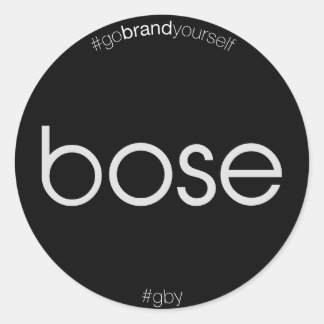 Go Brand Yourself Classic Round Sticker