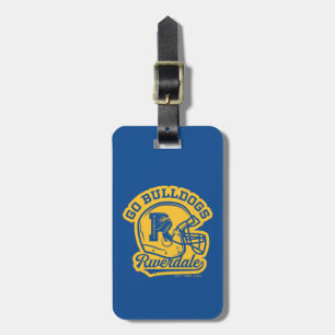 Go Bulldogs Football Helmet Icon Luggage Tag