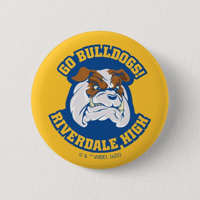 Go Bulldogs - Riverdale High 6 Cm Round Badge (Front)