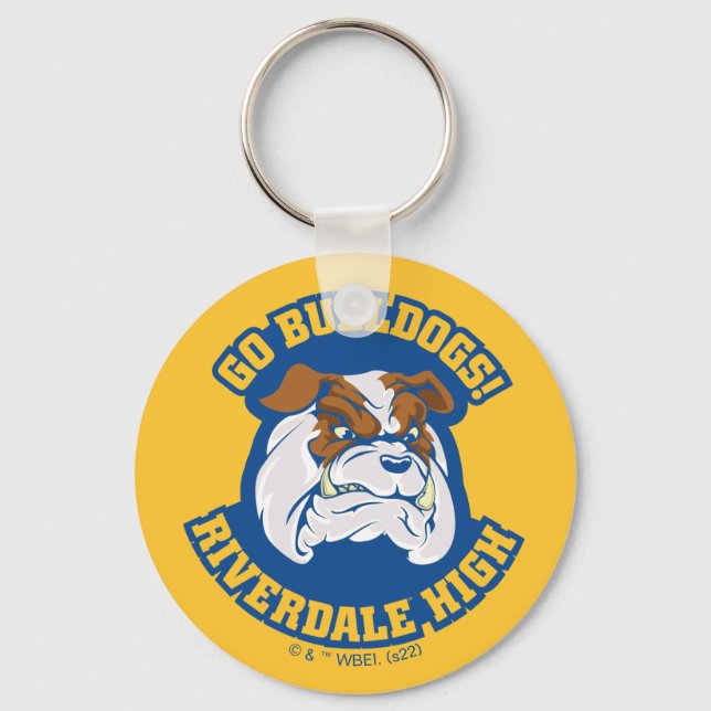 Go Bulldogs - Riverdale High Key Ring (Front)