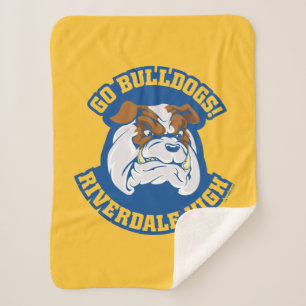 Go Bulldogs - Riverdale High Sherpa Blanket
