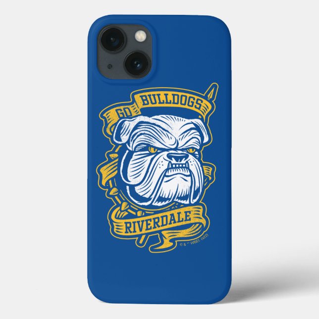 Go Bulldogs - Riverdale Mascot Banner Case-Mate iPhone Case (Back)