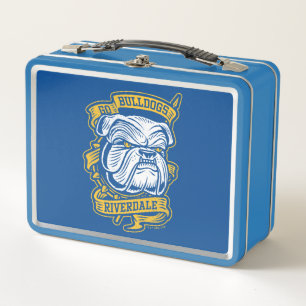 Go Bulldogs - Riverdale Mascot Banner Metal Lunch Box