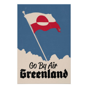 Go By Air Greenland Poster