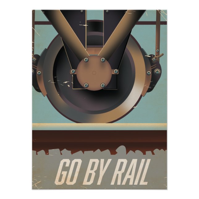 Go By Train Poster (Front)