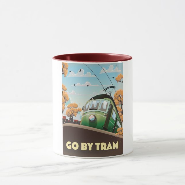 Go By Tram Mug (Center)