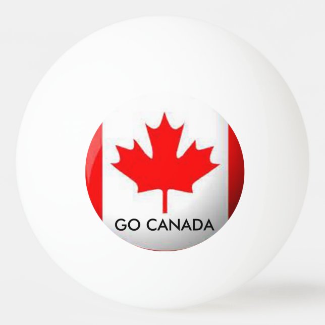 GO CANADA PING PONG BALL (Front)