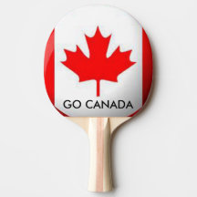 GO CANADA PING PONG PADDLE