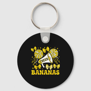Go Cheer Bananas School Srts Fan Team Srit Name Key Ring