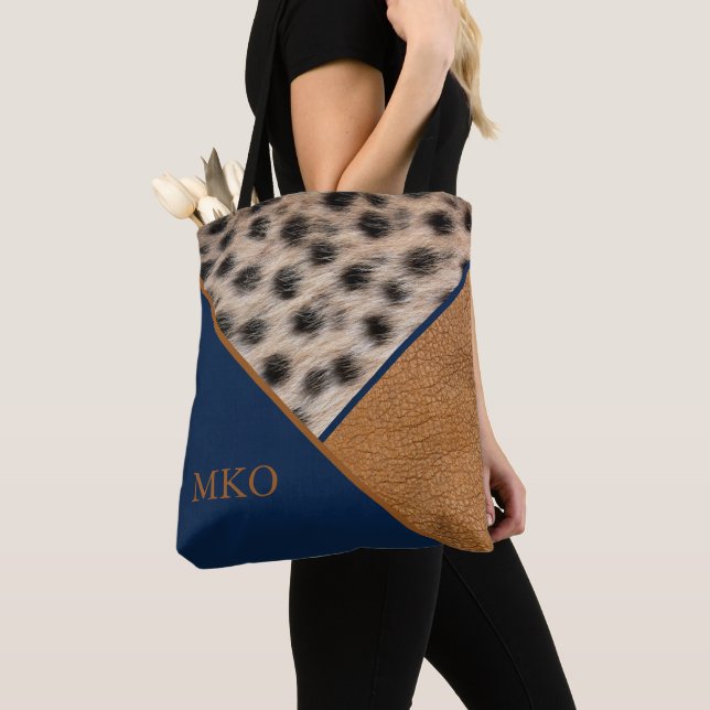 Go Cheetah Tote Bag (Close Up)