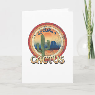 Go Climb a Cactus Card