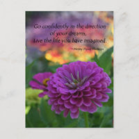 Go confidently in the direction of your dreams