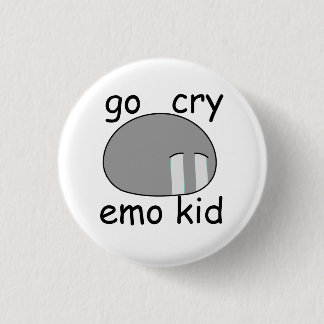 Go Cry Emo Kid Dango Button
