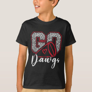 Go Dawgs Funny Bulldog For Men Women Kids Boys Gir T-Shirt