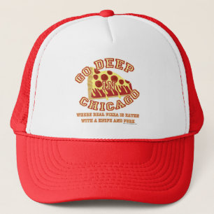 Go Deep Chicago Style Pizza Trucker Hat